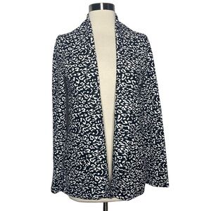 Show Me Your Mumu Black and White Animal Print Blazer